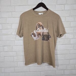 "Splendid" graphic bunny tee